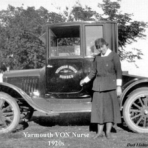 Yarmouth VON Nurse, 1920's.